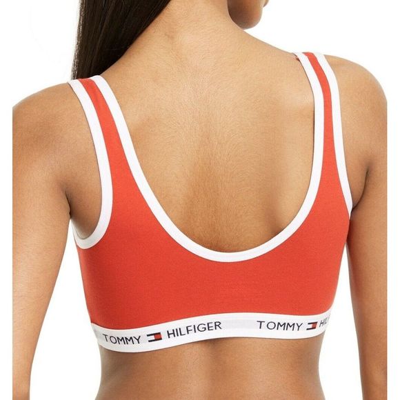Tommy Hilfiger Sports Bra Red Brand New - Picture 2 of 3